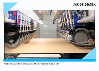 El papel acanalado cubre la cadena de producción del cartón tipo conducido eléctrico 380V/50HZ