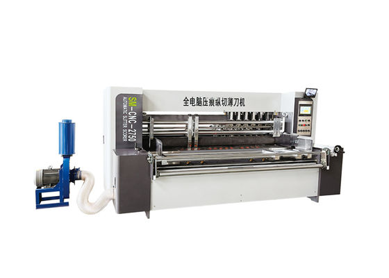 Máquina avanzada de corte de cuchillas finas con 4/6 5/8 6/10 números de cortador de cuchillas con alimentador de borde de plomo