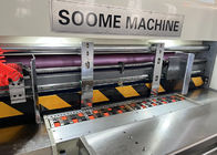 Caja de embalaje Caja de cartón máquina de fabricación con alta eficiencia e impresión multicolor