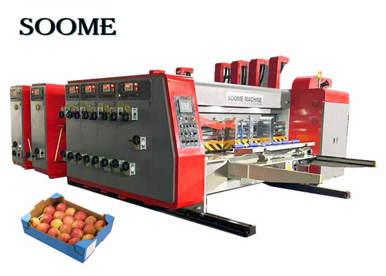 1200*2400 Modelo de impresora flexo máquina de cortar a presión para la fabricación y embalaje de cajas corrugadas