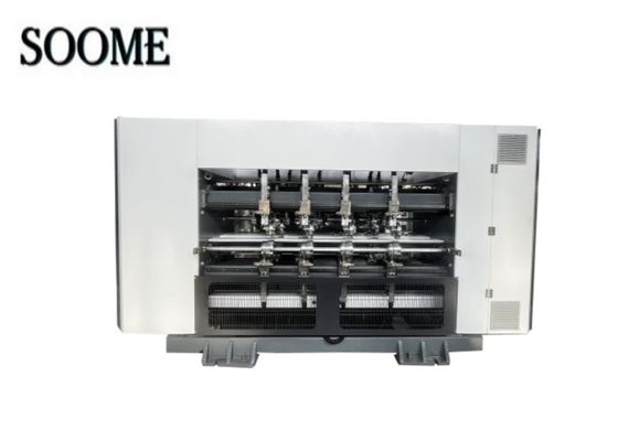 Eficiencia Máquina de puntería de cortador de cuchilla fina 1800/2200 Modelo con color personalizado para la fabricación de cajas corrugadas