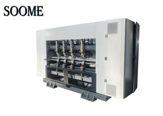 Eficiencia Máquina de puntería de cortador de cuchilla fina 1800/2200 Modelo con color personalizado para la fabricación de cajas corrugadas