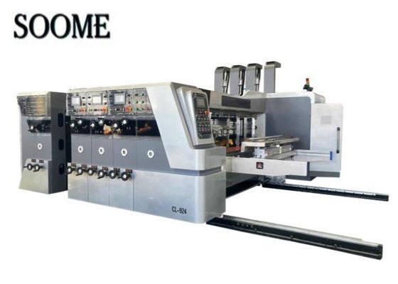 3 Control por ordenador de color Flexo Printer Slotter Die Cutter para la máquina de impresión de caja corrugada