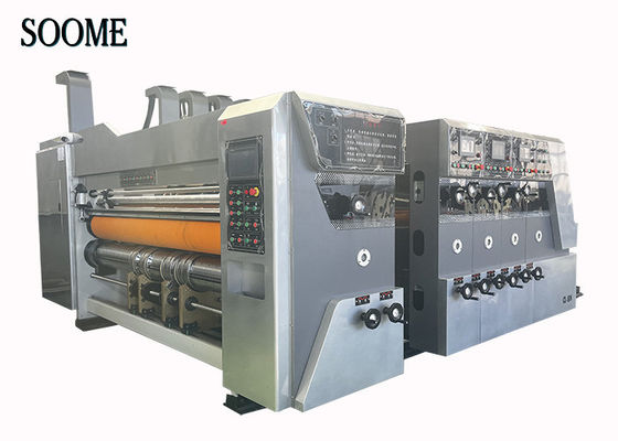 3 Control por ordenador de color Flexo Printer Slotter Die Cutter para la máquina de impresión de caja corrugada