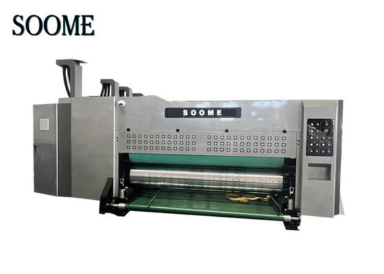 Economía 1 Color de cartón ondulado Flexo Printer Slotter Die Cutter para la fabricación de cajas pequeñas de impresión