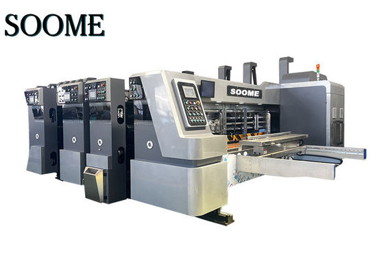 Economía 1 Color de cartón ondulado Flexo Printer Slotter Die Cutter para la fabricación de cajas pequeñas de impresión