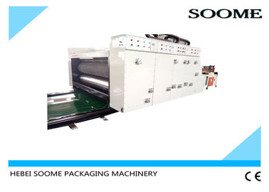 La impresora rotatoria Slotter de Flexo muere cortador, imprimiendo ranurando la velocidad 80Pcs/Min. de la máquina que corta con tintas.