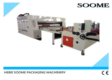 La impresora rotatoria Slotter de Flexo muere cortador, imprimiendo ranurando la velocidad 80Pcs/Min. de la máquina que corta con tintas.