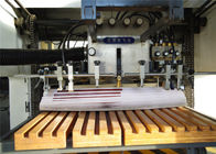 Sistema eléctrico que corta con tintas y que arruga de la prensa de cama plana de la máquina de control