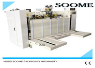 Máquina lisa de la fabricación de cajas del cartón del lacre, máquina de coser de la puntada de la caja de seguridad