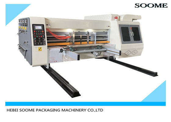 1 color 180pcs/Min Automatic Flexo Printer Slotter muere cortador para la pequeña caja del cartón
