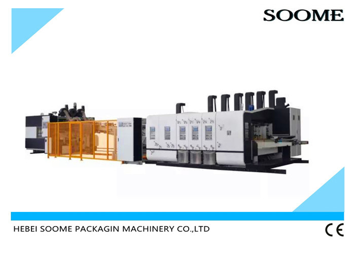 2/3/4/5/6 máquina de Gluer de la carpeta de Slotter Die Cutter de la impresora de Flexo de los colores neumática