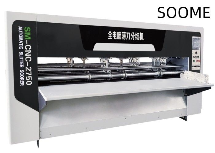 Auto ajuste de la brecha tipo servo CNC delgada de la cuchilla Slitter Scorer máquina para cortar cartón y arrugamiento