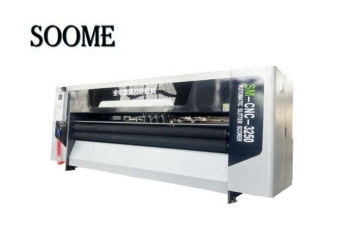 Máquina avanzada CNC 3250 para puntuación y corte de hoja fina a una velocidad de 150 m/min